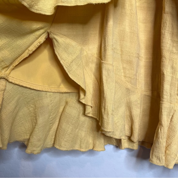 AMERICAN EAGLE Textured Wrap Mini Dress. Size Small - Picture 8 of 12